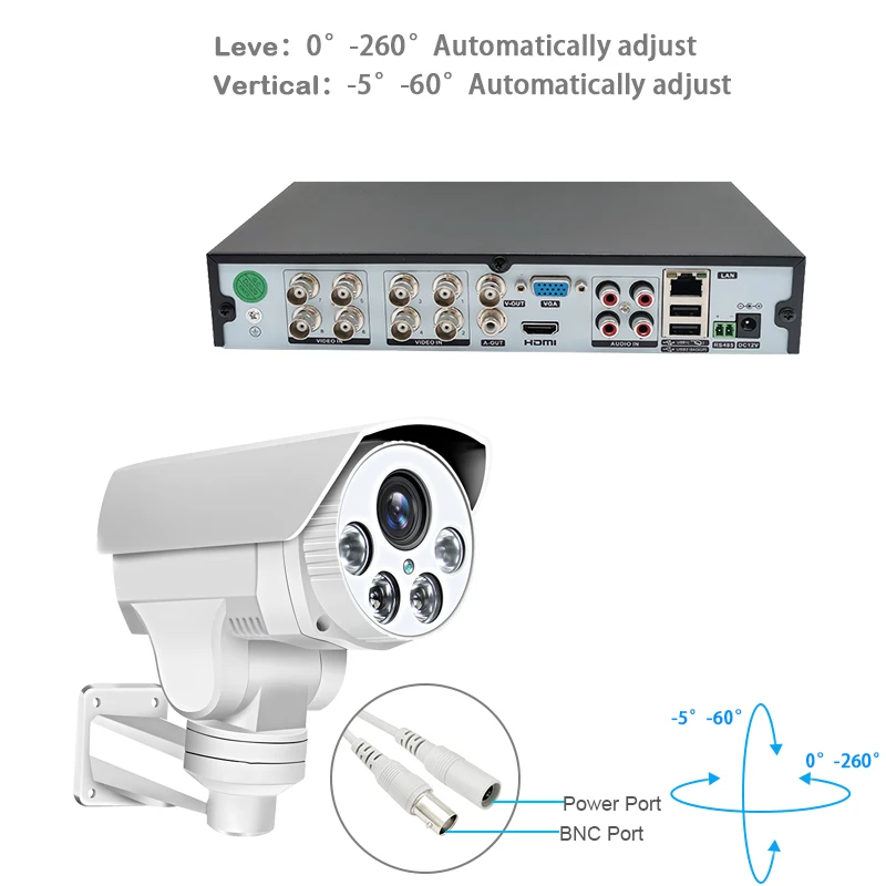 XMeye 1080P 5MP CCTV Коаксиальная AHD/TVI/CVI HD наружная 4X 10X PTZ зум инфракрасная цилиндрическая