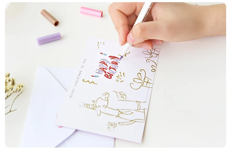 1 шт. металлическая перламутровая цветная мягкая кисть Ручка Caligraphy ручка цветной знак ручка декоративная граффити альбом ручка для рисования студенческие принадлежности