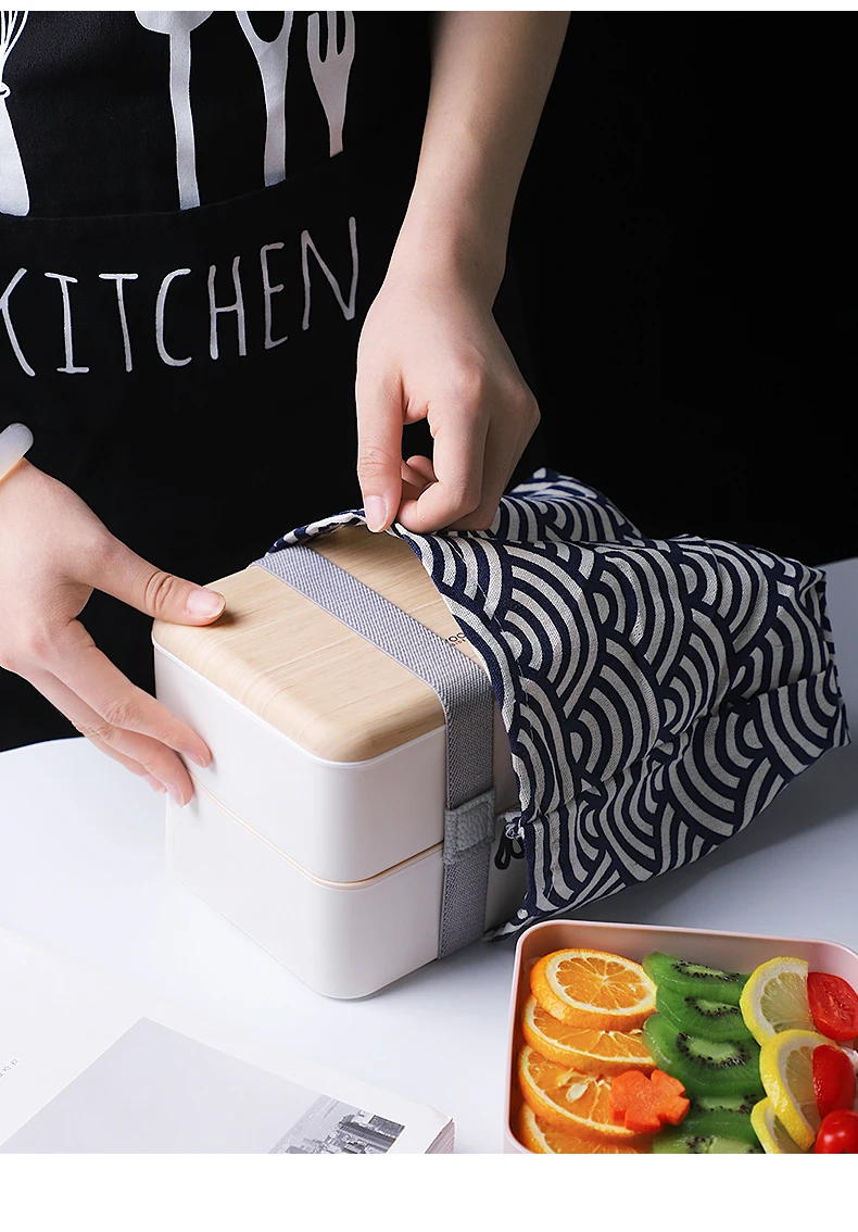 1 шт. дорожная коробка для еды Bento Snack сэндвич в японском стиле Ланч-боксы для детей школьный Ланчбокс контейнеры для еды