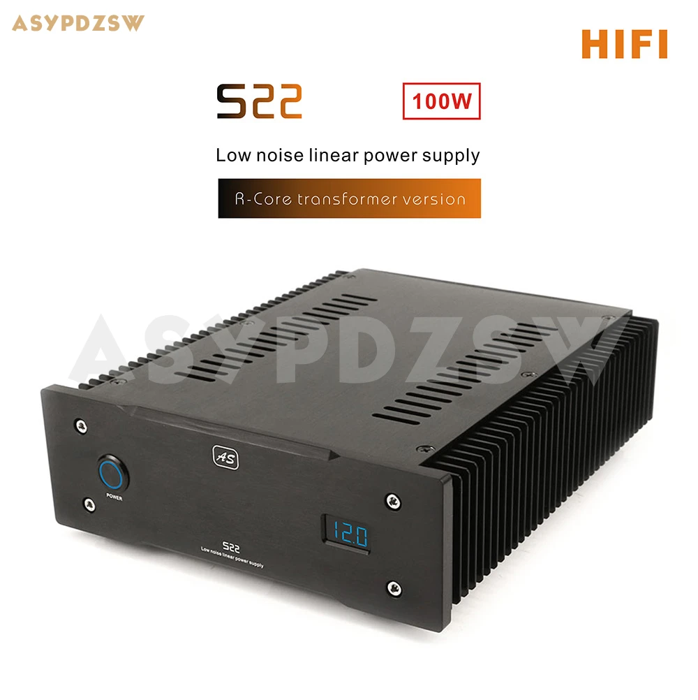 

HIFI S22 Llow Noise LPS 100W R-core Linear power supply DC5V---24V Optional With display