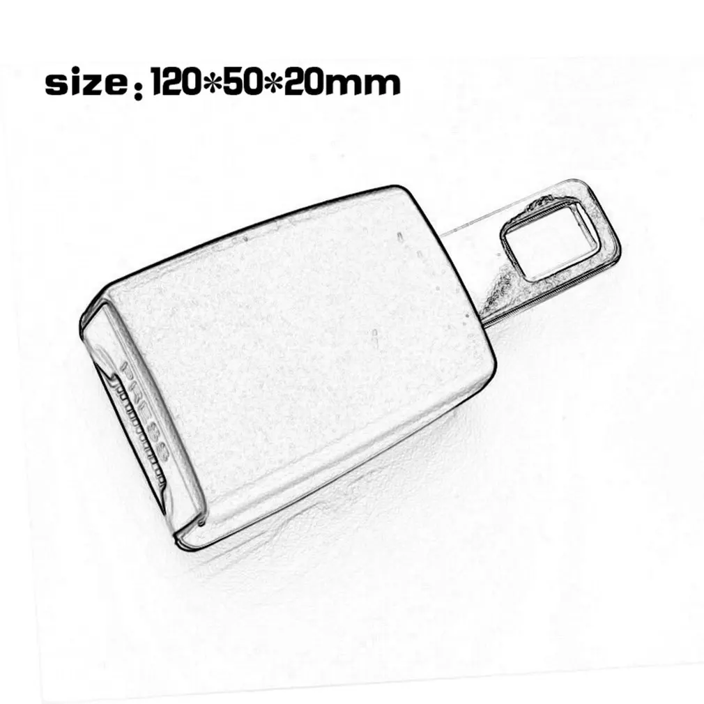 

New Car Seat Belt Buckle Clip Extender Car Safety Insuance Belts Extender Safety Belt Buckles Extension Accessories