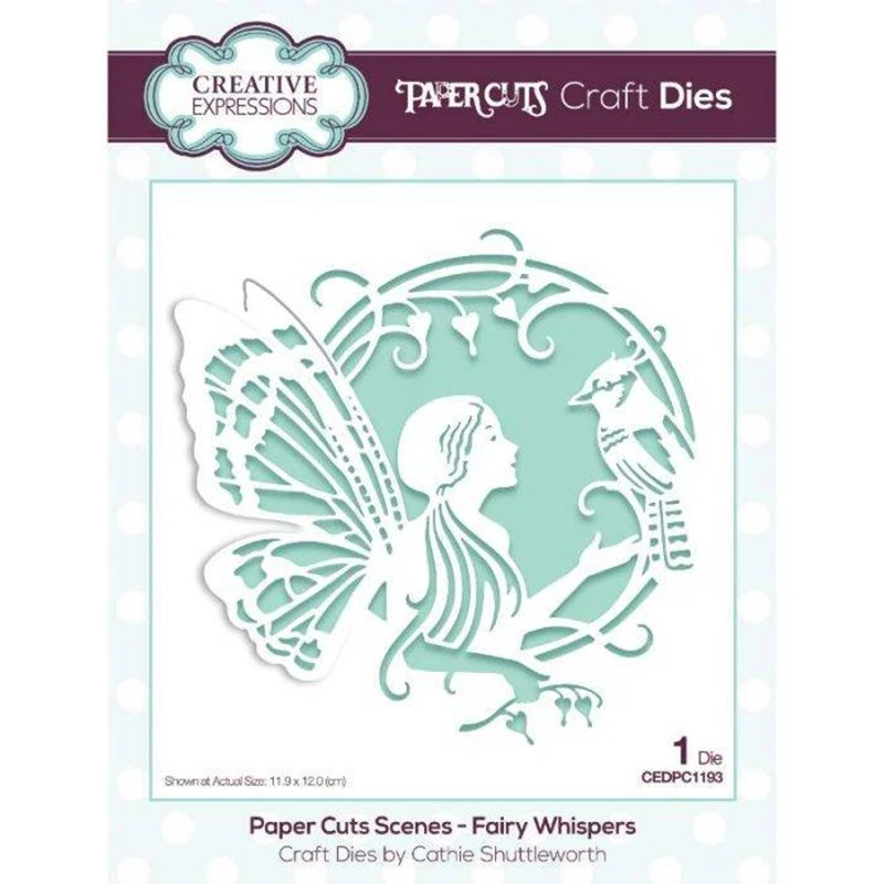

Hot-selling Scene Fairy Whispers 2021 New Metal Cutting Dies Scrapbook Diary Ornament Embossing Template Diy Gift Handmade