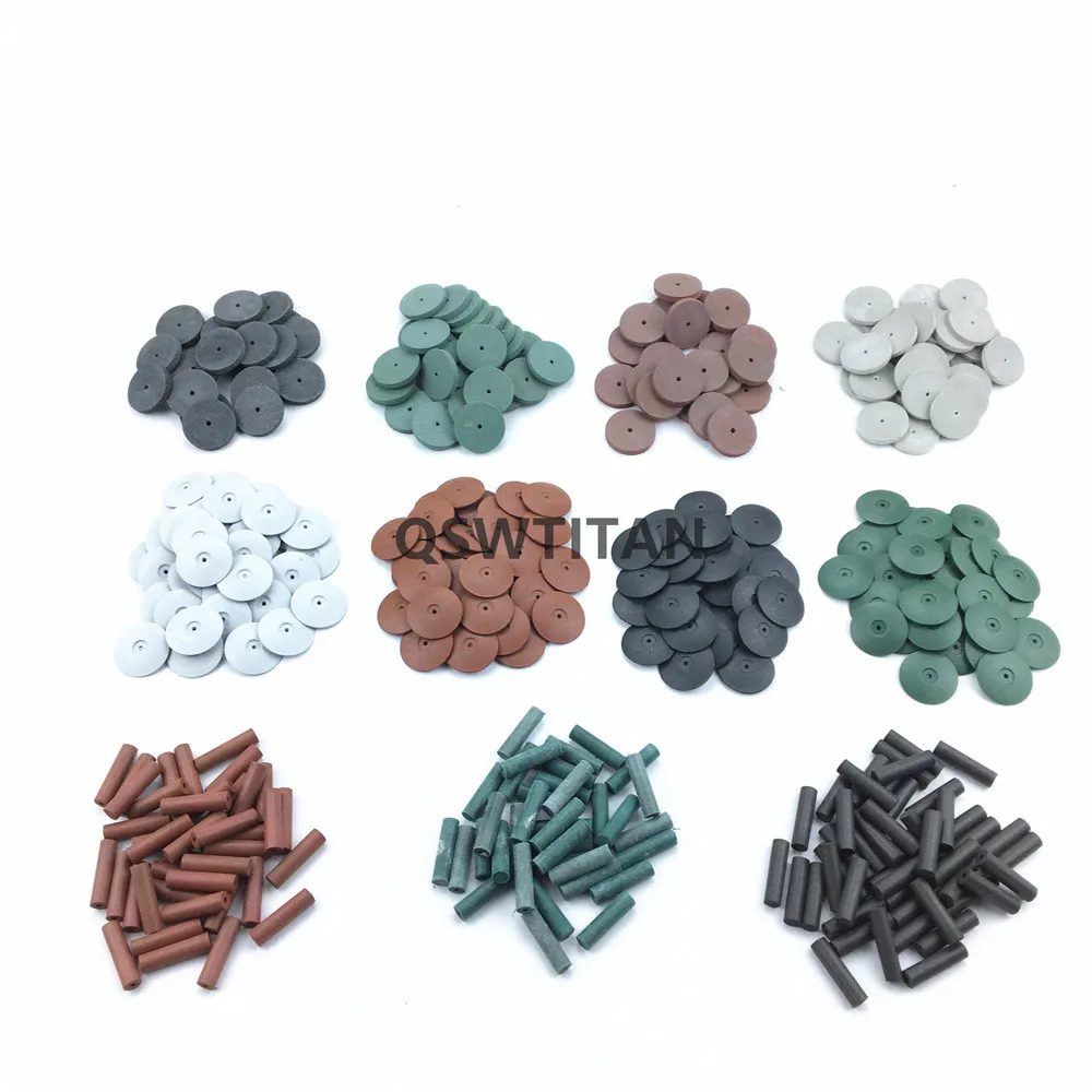 100 шт. Ассорти силиконовой резины полировочное колесо полирующие частицы