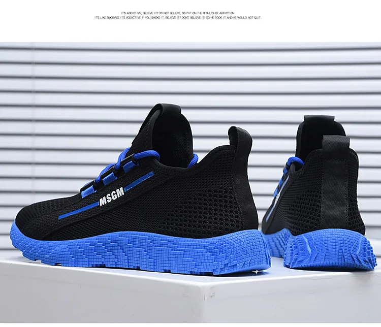 Мужские дышащие кроссовки Повседневная Нескользящая Вулканизированная обувь