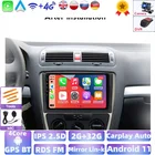 Автомобильный радиоприемник, мультимедийный плеер для SKODA Octavia 2 A5 2008-2013, Android, видеонаблюдение, GPS, 2Din, поддержка управления рулевым колесом