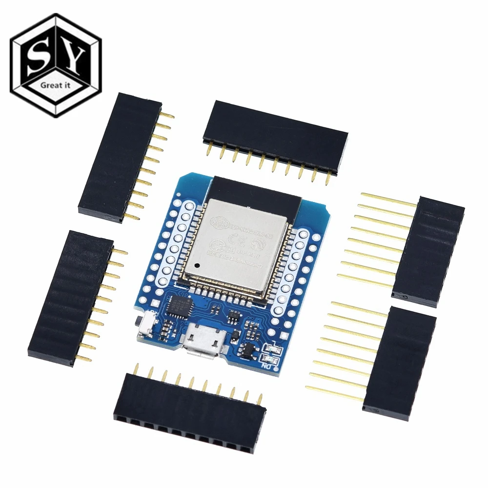 MH-ET LIVE D1 mini ESP32 ESP-32 WiFi+ Bluetooth Интернет вещей макетная плата на основе ESP8266 полностью функциональная для arduino