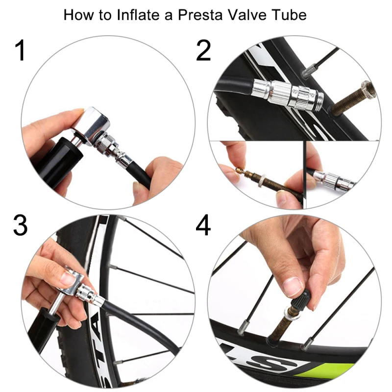 

Mini Bike Pump Portable Bicycle Frame Pump Mountain Bicycle Tire Pump Glueless Puncture Repair Kit bike accessories