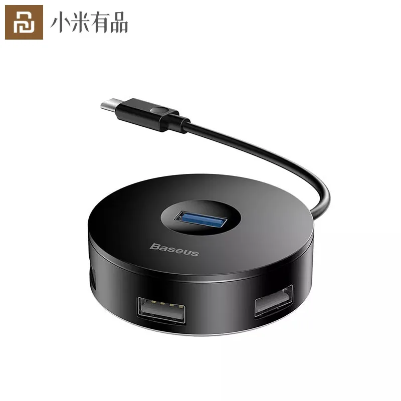 

YouPin Four In One Intelligent Docking Station USB C High Speed Second Data Transmission Signal Stability 4 USB Interfaces