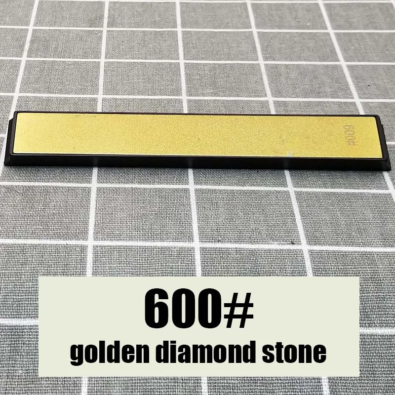 120 3000 8000 10000 grit golden diamond sharpening stone fine grinding polishing knife sharpener - Цвет: diamond 600 grit