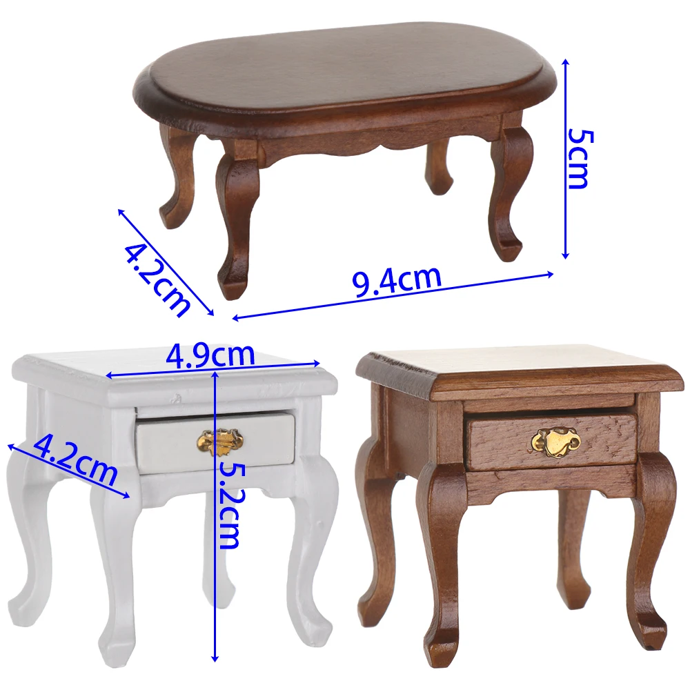 Детский мини Фотофон 1/12 кофейный столик игрушка для гостиной аксессуары