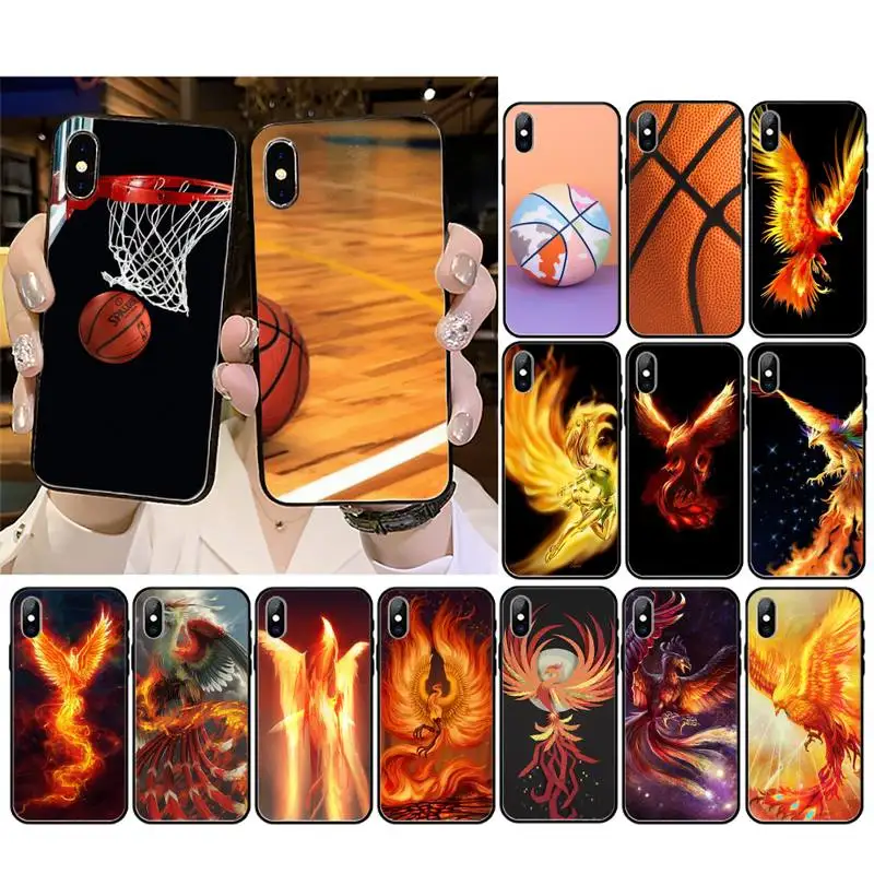 

Flame fluorescent phoenix Phone Cases for iphone 11 12 Huawei p smart mate 20 30 40 lite pro max plus soft silicone cover