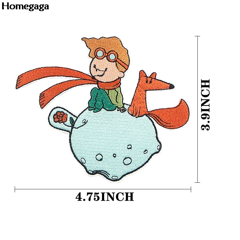 Homegaga Маленький принц вышитые патчи утюгом на шитье для шляпы сумки аксессуары