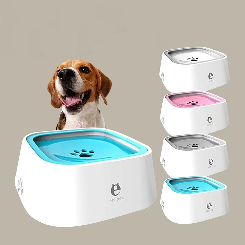 1.5L портативные миски для кормления собак и кошек плавающие не смачивающие рот