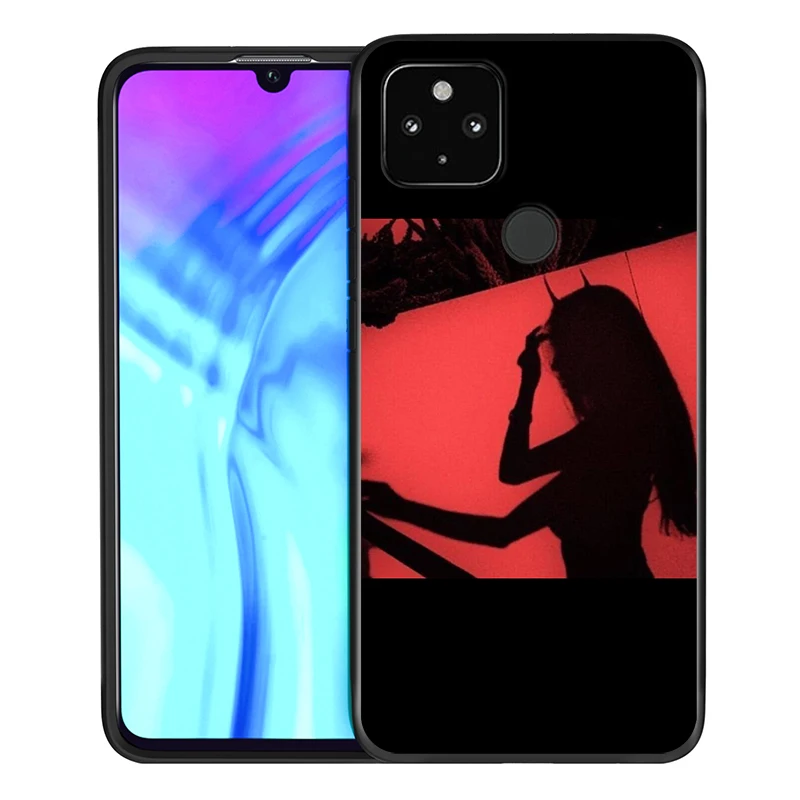 

Devil woman Shockproof Cover for Google Pixel 5 4 4a XL 5G Black TPU Soft Phone Case