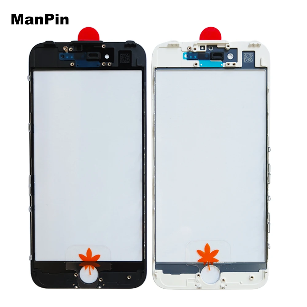 10Pcs AAA 3 in 1 Glass with Frame OCA For iPhone 8 Plus 7 7P 6s 6SPlus 6G LCD Screen Display Outer Panel Replace Repair Parts | Мобильные