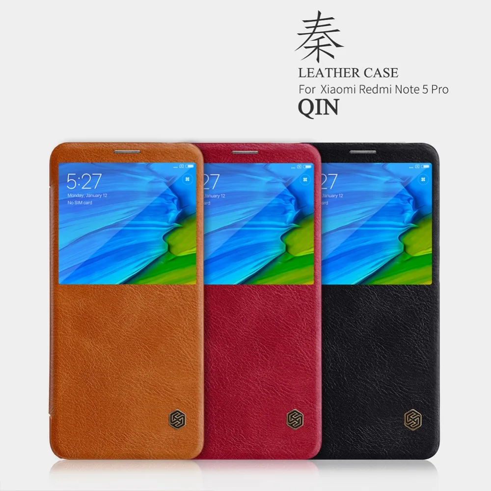 Для xiaomi redmi note 8 pro Чехол Nillkin Qin PU Флип кожаный чехол-кошелек задняя крышка для redmi note 5 pro/6 Pro/7 Pro/8 Pro Чехол