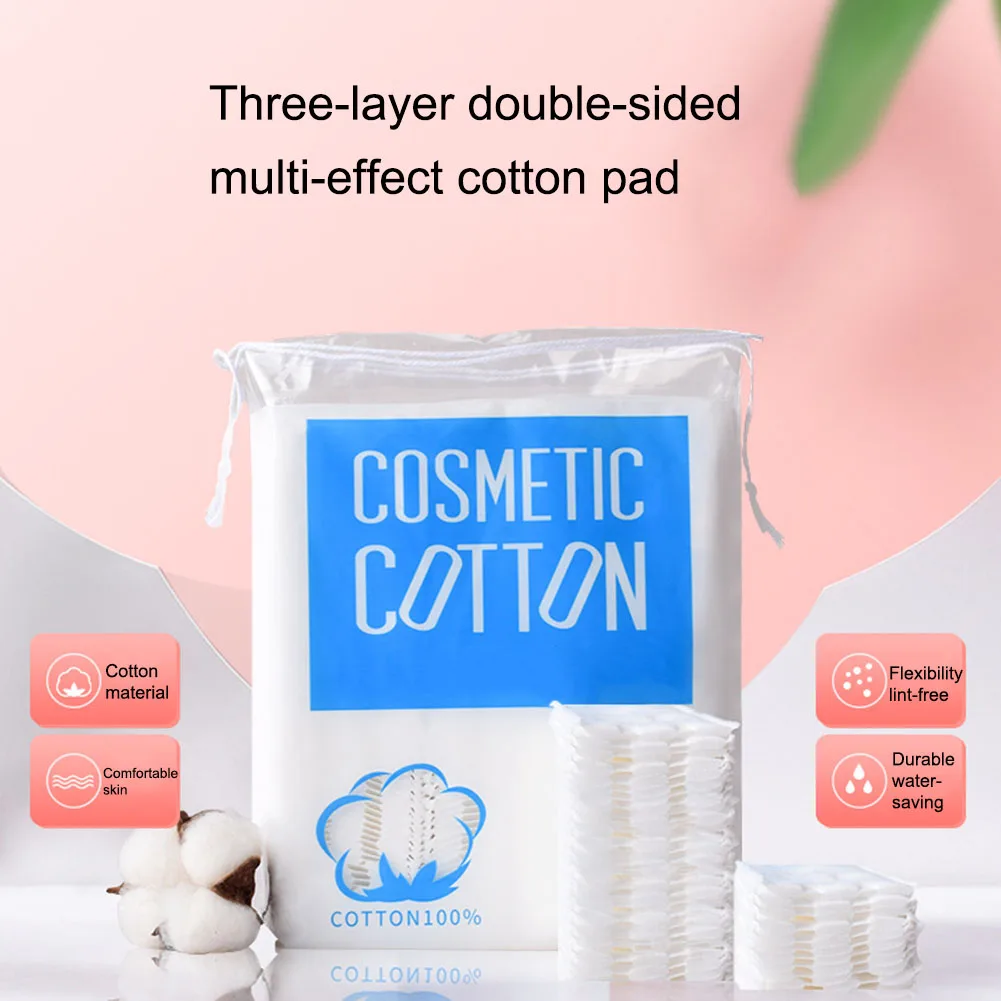 200 шт трехслойный уплотненный сжатый ватный тампон Косметическая салфетка для