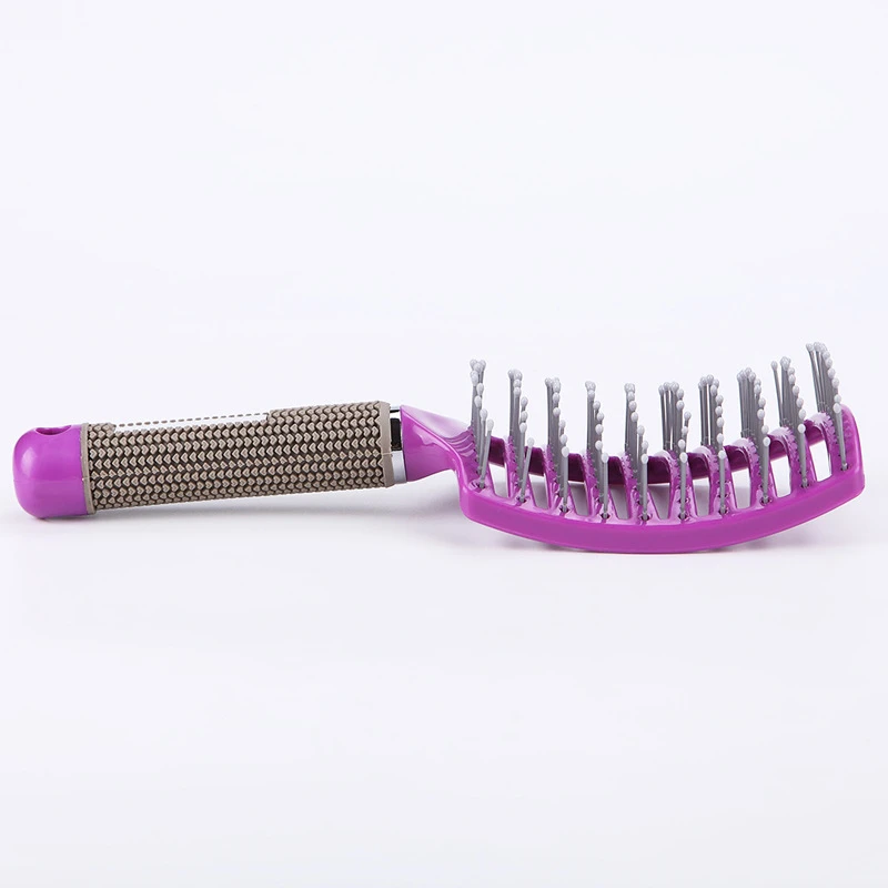 

Hair Brush Nylon Massage Brush For Hair Men Women Hairbrush Comb Cleaner Hairdressing Tools Curly Wet Combing barber Hairdresser