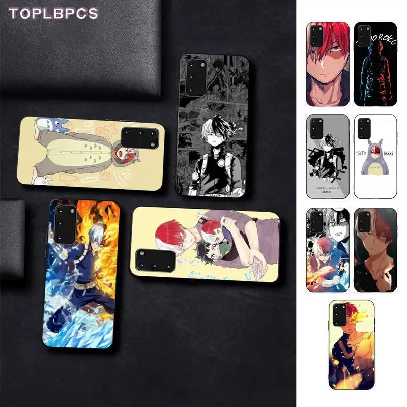 

TOPLBPCS Shoto Todoroki DIY phone Case cover Shell for Samsung S6 S10 5G S7 EDGE S8 S9 S10 S20 PLUS S10Lite