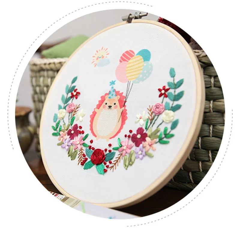 Вышивка с животными из мультфильмов набор для рукоделия аксессуары