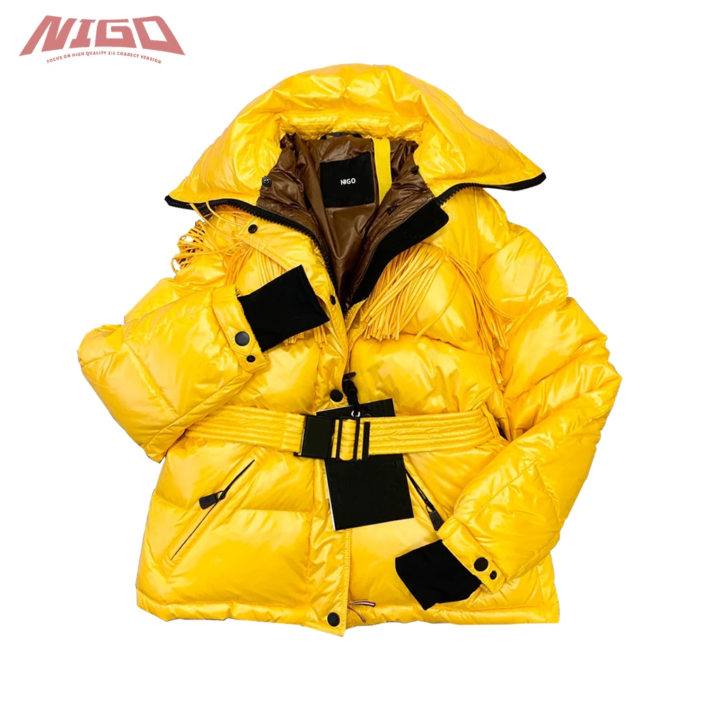 

NIGO Ms 21ss отложная куртка-пуховик с фотопальто hg # nigo59268
