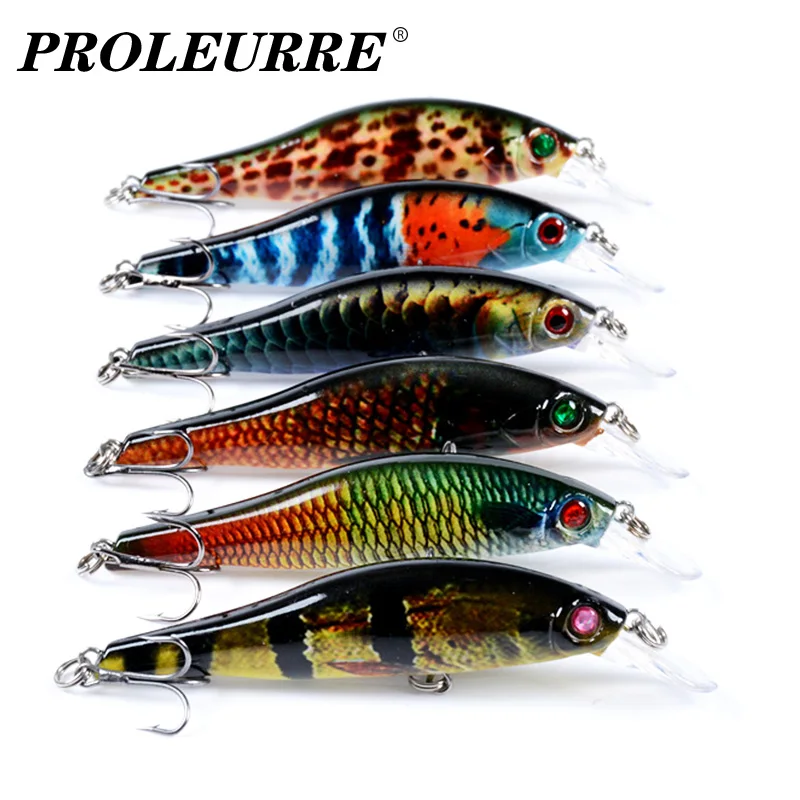 Плавающие воблеры в форме гольяна 1 шт. приманка для рыбной ловли 9 5 см 11 г