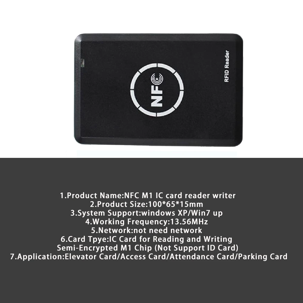 Дубликатор RFID карт 125 кГц NFC usb МГц|Считыватели контрольных карт| |