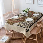 Художественная скатерть с крыльями египетской девушки, водонепроницаемая скатерть для стола, кухонная Декоративная скатерть для кофейной кухни, праздничная скатерть для стола