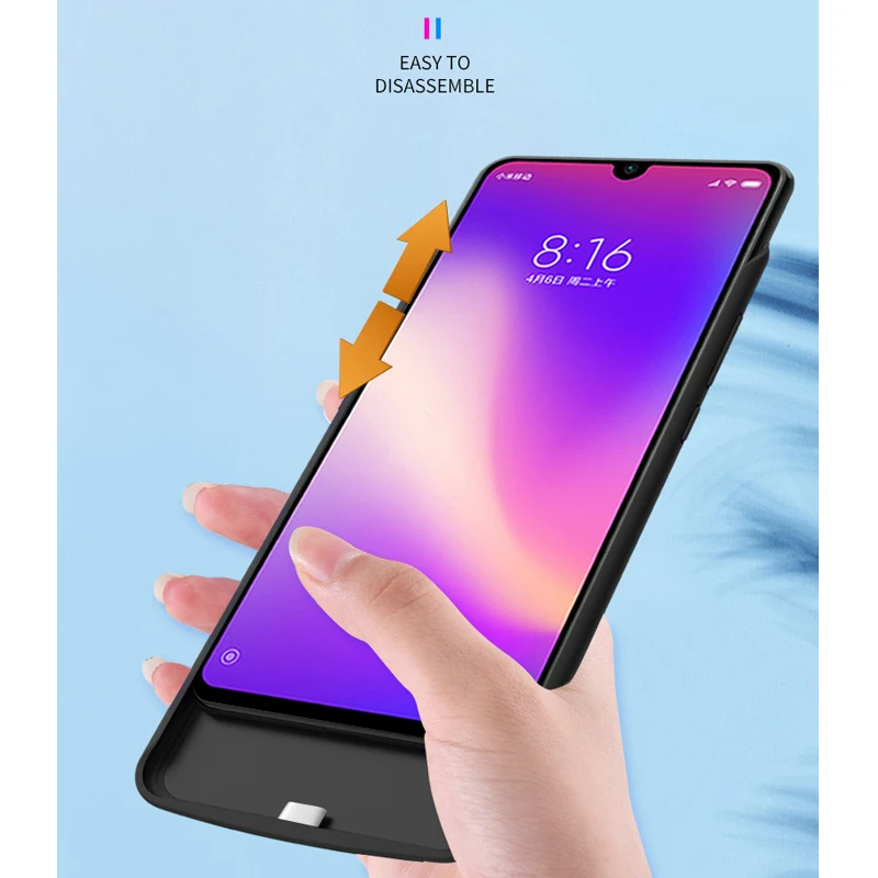 Чехол для внешнего аккумулятора 6500 мАч Xiaomi Redmi note7/note7Pro |
