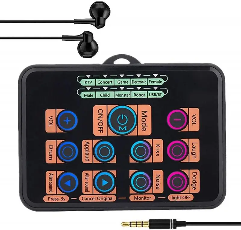 

Новый мини-телефон, компьютерная звуковая карта, голосовой преобразователь, портативный профессиональный микрофон для караоке, студийные ...