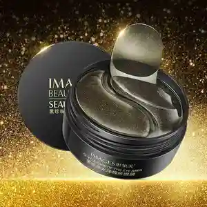 Патчи Black Golden Eye Mask гидрогелевые под глаза, Маска Увлажняющая восстанавливающая против старения кожи, темных кругов и морщин, 60 шт.