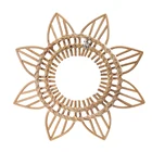 TY27 рама из ротанга подвесная настенная зеркальная рамка фото настенные рамки деревянная рамка в стиле арт-деко Han U2JD