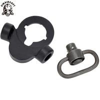 full metal two sided attachment qd sling swivel dual side end plate flexible mount push botton adapter fit m4 m16 airsoft