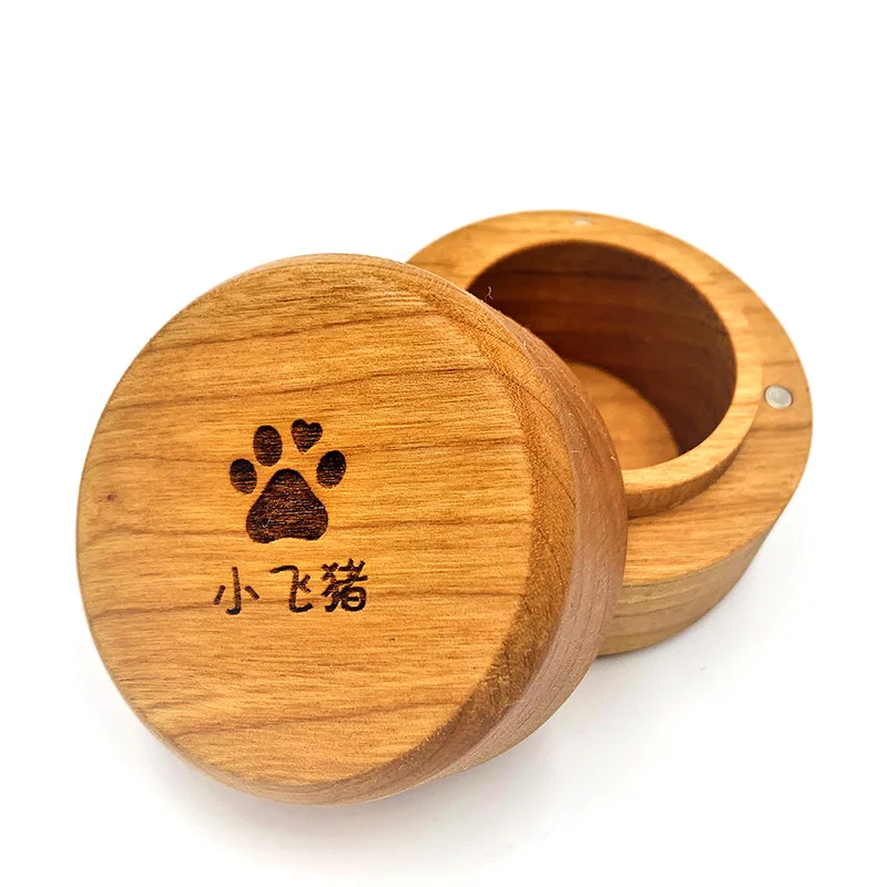 Pet cat &amp dog baby Memorial деревянная коробка для коллекции фетальных волос remebrance keepsake