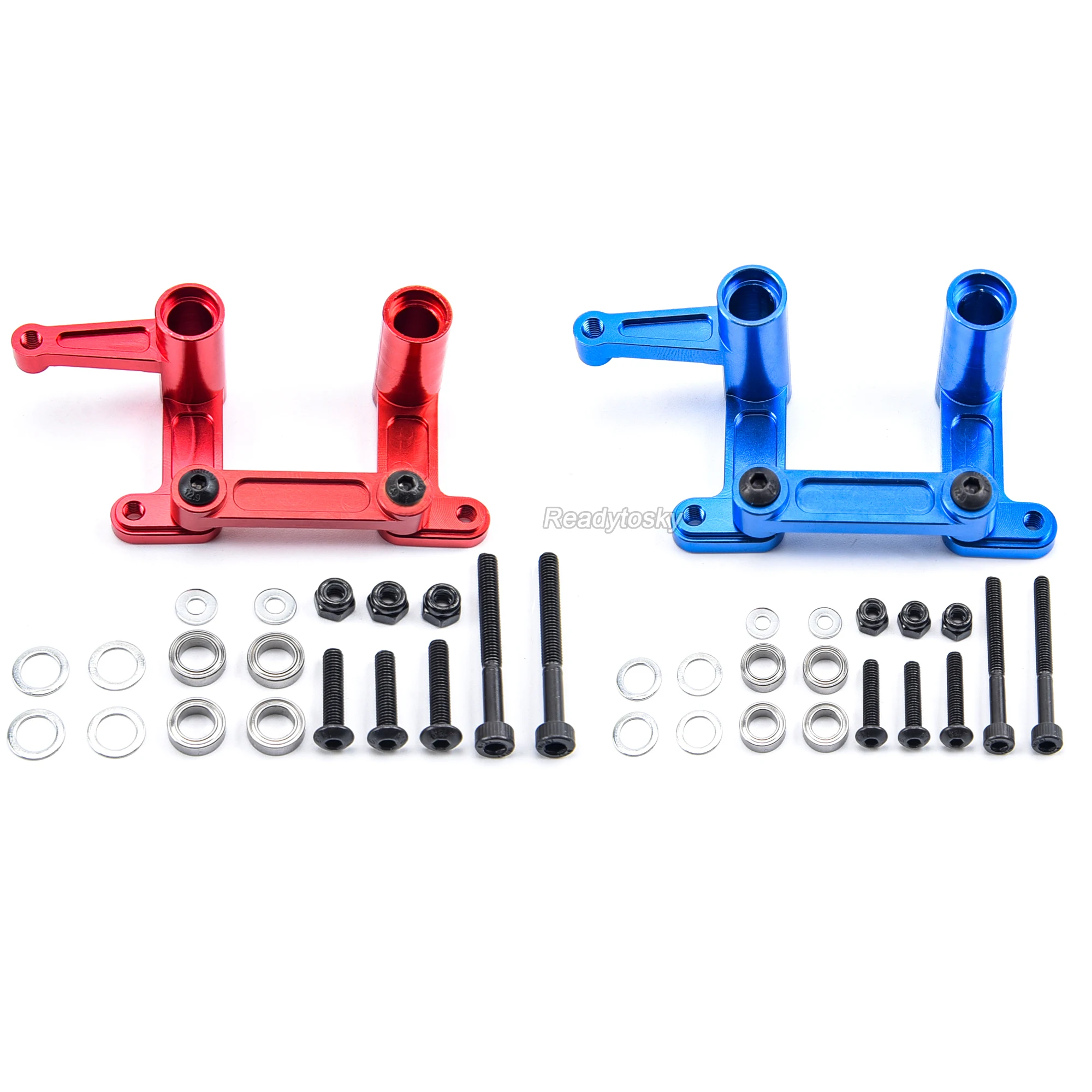 Aluminum Steering Group Steering Bellcranks Drag Link for 1/10 1:10 TRX Slash 2WD / Rustler VXL / Bandit Replace Part 3743
