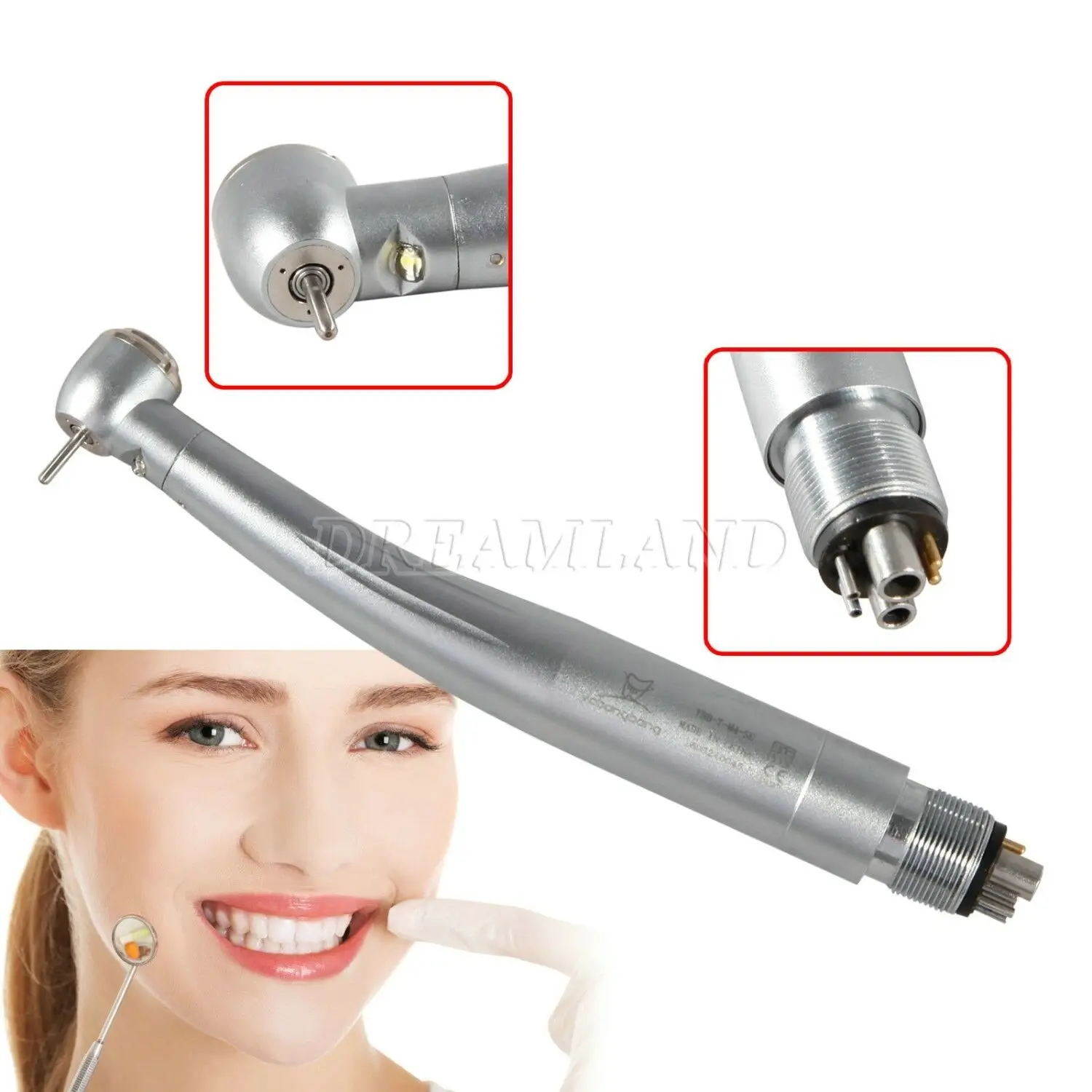 Стоматологический СВЕТОДИОДНЫЙ Волоконно-Оптический высокоскоростной