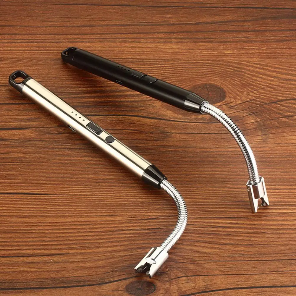 

Long Kitchen Electronic Lighters Windproof Electric Lighter ARC Gas Stove Cigarette Lighter