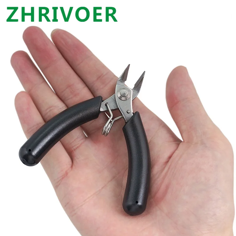 1pcs mini Stainless steel electronic pliers scissors oblique mouth flat mouth round mouth sharp mouth curved mouth pliers