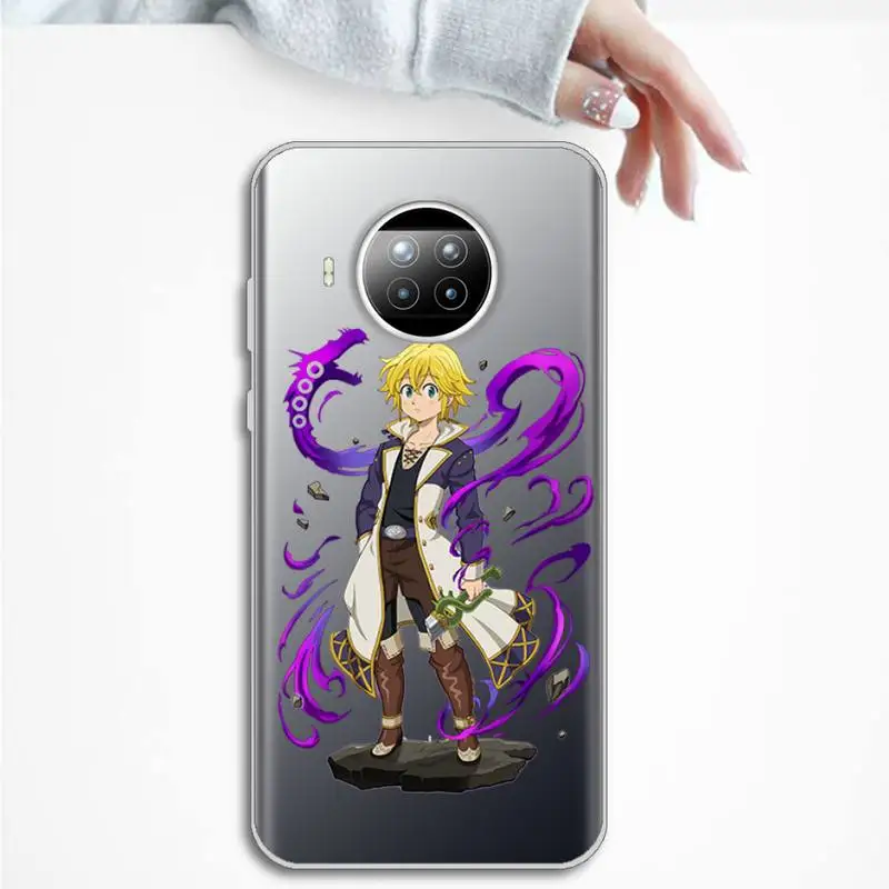 

anime seven deadly sins Phone Case Transparent for Xiaomi mi Redmi note 10 t 8 9 pro lite 11 Samsung S 8 9 10 20