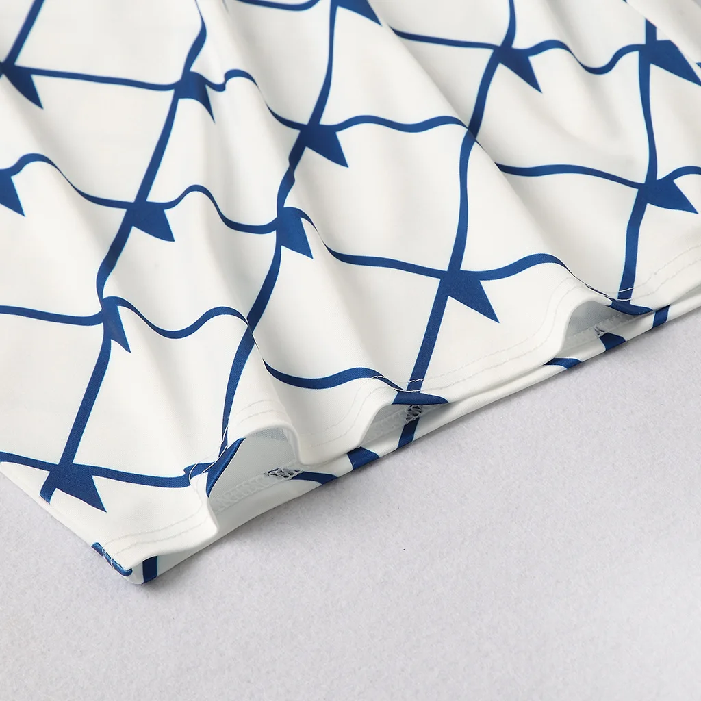 Новые летние одинаковые комплекты с короткими рукавами для всей семьи Платье в