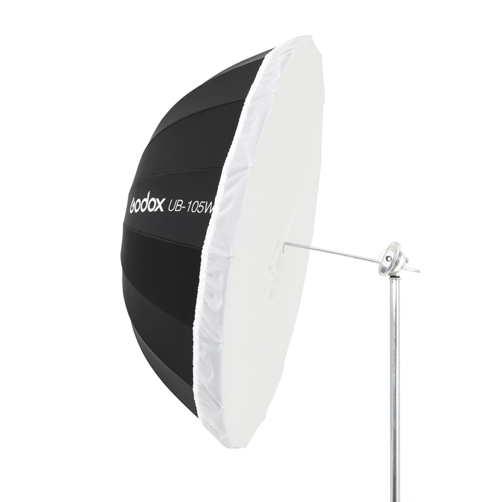Godox UB 105W 41 дюймов 105 см параболический черный белый светоотражающий Зонт