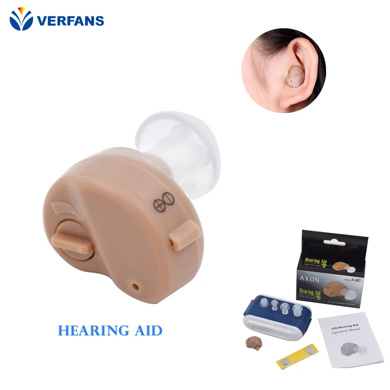 Мини K 80 слуховой аппарат Портативный In ear Усиление звука цифровой Best Невидимый