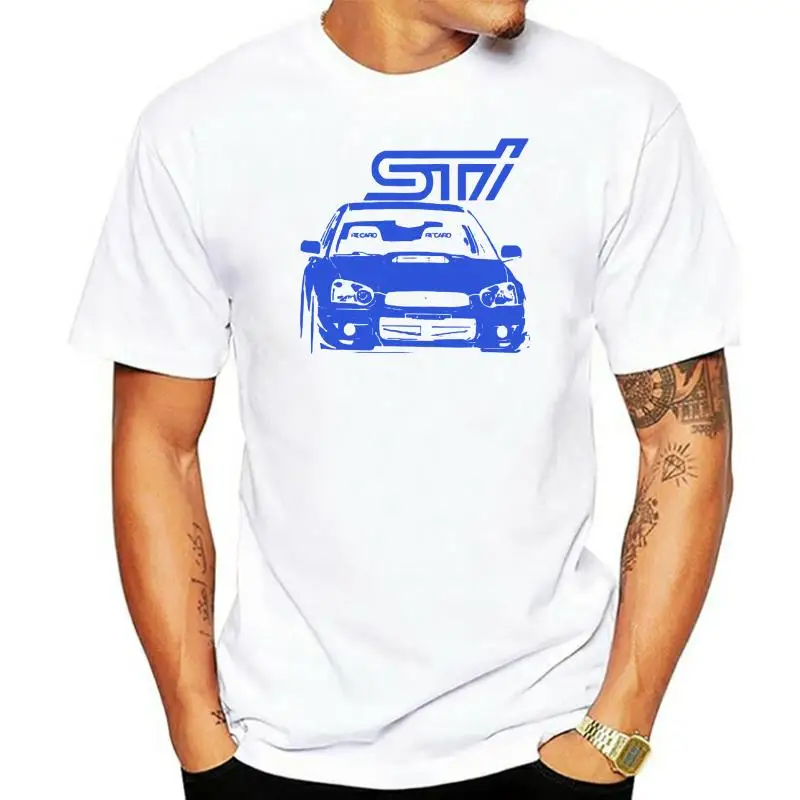 

Short Sleeve T-Shirt Japan Car Wrx Impreza Sti 2005 2004 T Shirt Unique Jdm T Shirt Gift for Himman Casual T-Shirt
