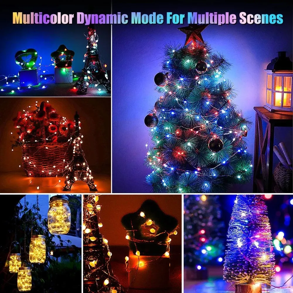 

10M/20M Remote Control Garland USB Twinkly Led String Fairy Lights Outdoor Festoon Decoration For Home New Year Christmas Tree