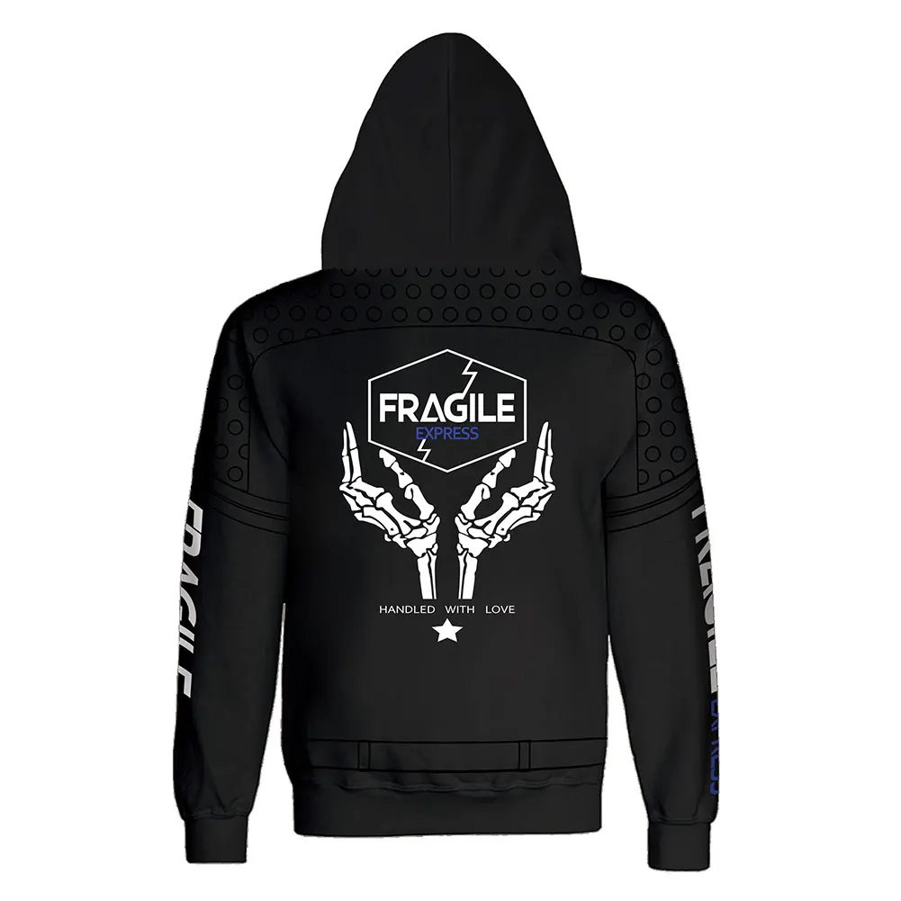 Death Cosplay Stranding Pullover Hoodie Sweatshirt Hooded Fragil logo Pocket | Мужская одежда