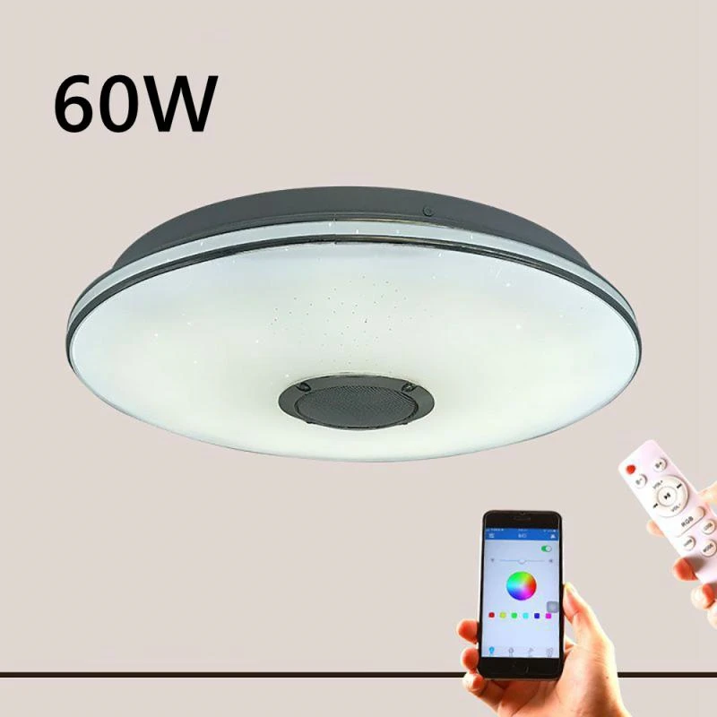 110-220V RGB светодиодный потолочный светильник s Домашний Светильник ing 36 Вт 60 APP Bluetooth