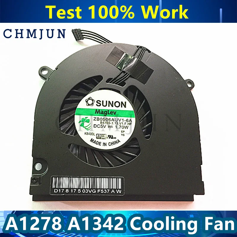 Original Tested Laptop A1278 CPU Cooling Fan For Macbook Pro 13&quot Unibody A1280 A1342 2008 2009 2010 2011 2012 Year | Компьютеры и