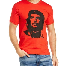 Забавные футболки Che Guevara мужская красная футболка с коротким
