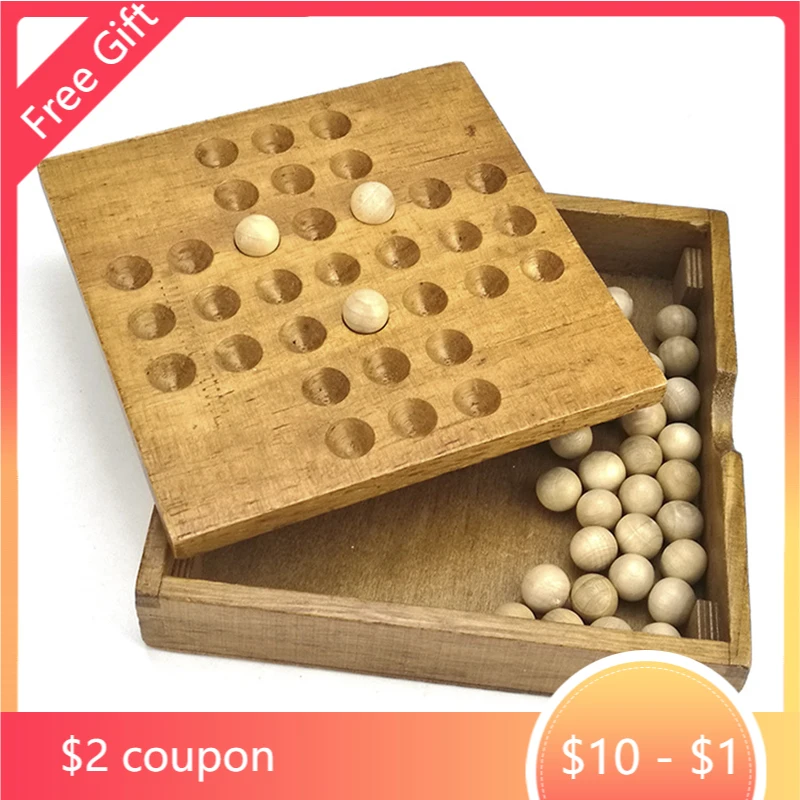 

Wooden adult classical educational toy European board game single chess diamond mobile independent cognitive ability puzzle toy