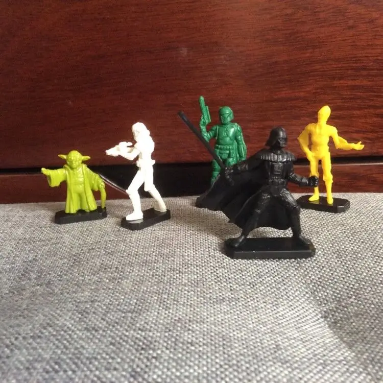 

Игрушки «Звездные войны» 2-3 см, Мастер Йода, Дарт Вейдер, штурмовик, Люк Скайуокер, ташубака, Мультяшные плюшевые фигурки, игрушки